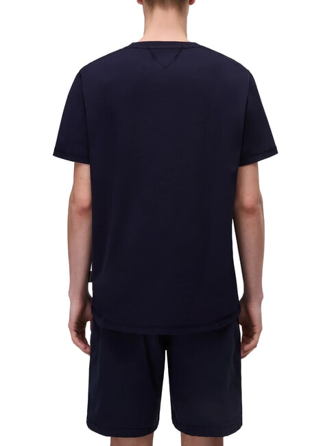 S-LARI Camiseta de algod&oacute;n blu marine - camiseta
