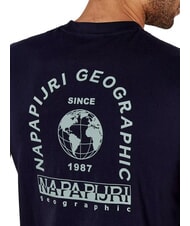 NAPAPIJRI S-DATI Camiseta de algod&oacute;n blu marine - camiseta - 4