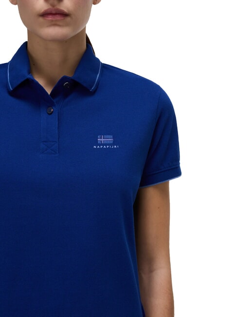 E-NINA Polo de manga corta azul bellwether - camisa polo