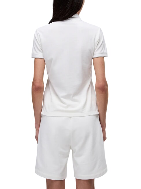 E-NINA Polo de manga corta garza blanca - camisa polo