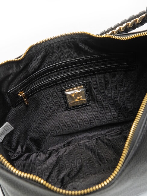 RACHEL Bolso grande en forma de media luna con bandolera NEGRO - Bolsos Mujer