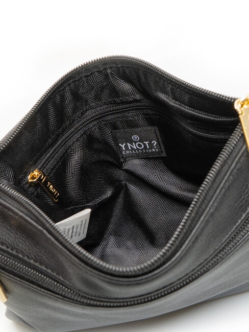 LOVERS Clutch tipo sobre con correa de mu&ntilde;eca NEGRO - Bolsos Mujer