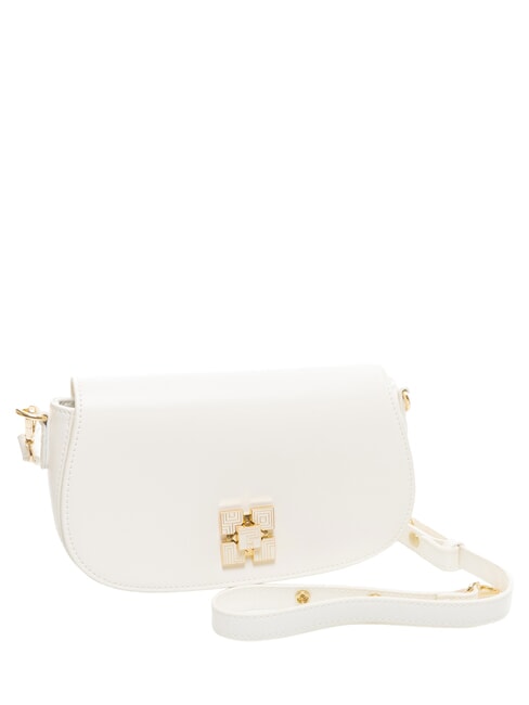 LUCY Bolso de hombro con solapa blanco - Bolsos Mujer