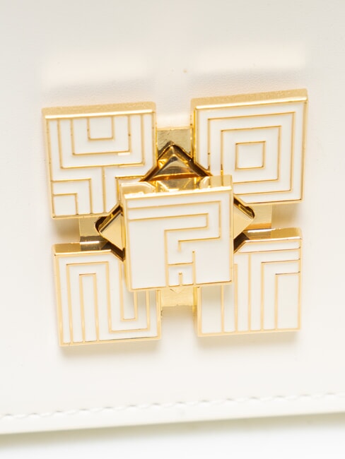 LUCY Bolso de hombro con solapa blanco - Bolsos Mujer