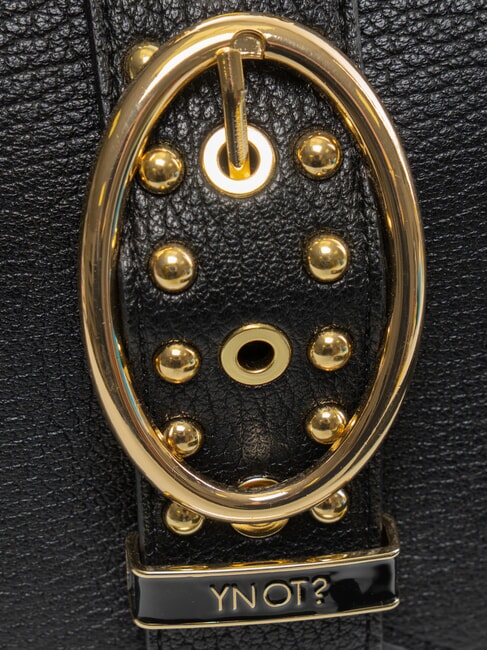 ROCKER Bolso de hombro con tachuelas NEGRO - Bolsos Mujer