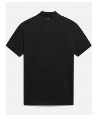 NAPAPIJRI ELBAS JERSEY Polo de algod&oacute;n Micrologist negro 041 - camisa polo - 6