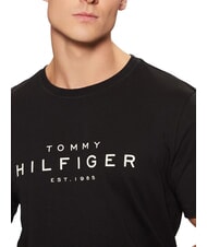 TOMMY HILFIGER TH Camiseta de algod&oacute;n de manga corta negro - camiseta - 3