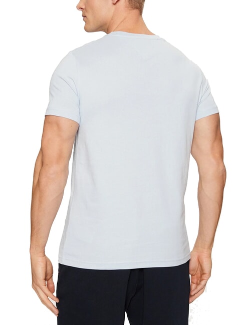 TH Camiseta de manga corta con estampado de logotipo azul ventoso - camiseta