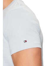 TOMMY HILFIGER TH Camiseta de manga corta con estampado de logotipo azul ventoso - camiseta - 4