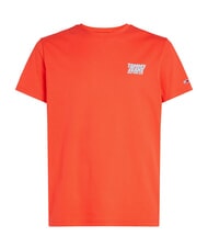 TOMMY HILFIGER TH JEANS Camiseta de manga corta bermell&oacute;n brillante - camiseta - 4