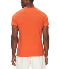 TOMMY HILFIGER TH Camiseta de manga corta con estampado de logotipo naranja brillante - camiseta - 2