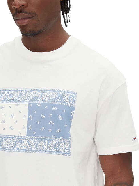 TH JEANS Camiseta de manga corta con estampado maxi crudo - camiseta