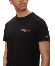 TOMMY HILFIGER TH JEANS Camiseta de manga corta con estampado negro - camiseta - 3