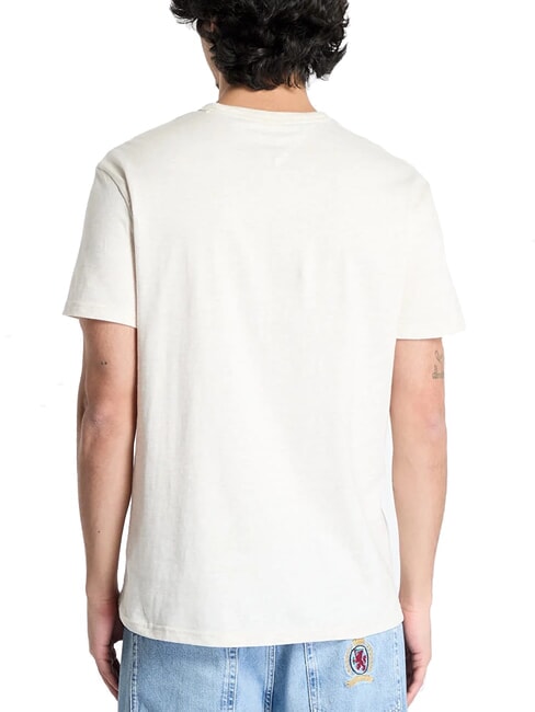 TH JEANS Camiseta de manga corta de corte regular agua caliente de marga de avena - camiseta