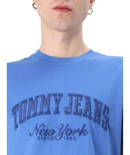 TOMMY HILFIGER TH JEANS Camiseta de manga corta con bordado clima azul - camiseta - 3