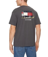 TOMMY HILFIGER TH JEANS Camiseta de manga corta de corte relajado lavado negro - camiseta - 2