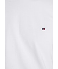 TOMMY HILFIGER TH Camiseta de algod&oacute;n el&aacute;stico de manga larga blanco - camiseta - 3
