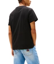 TOMMY HILFIGER TH JEANS Camiseta de manga corta con estampado de logotipo negro - camiseta - 2