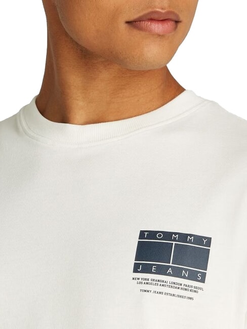 TH JEANS Camiseta de algod&oacute;n de manga corta crudo - camiseta