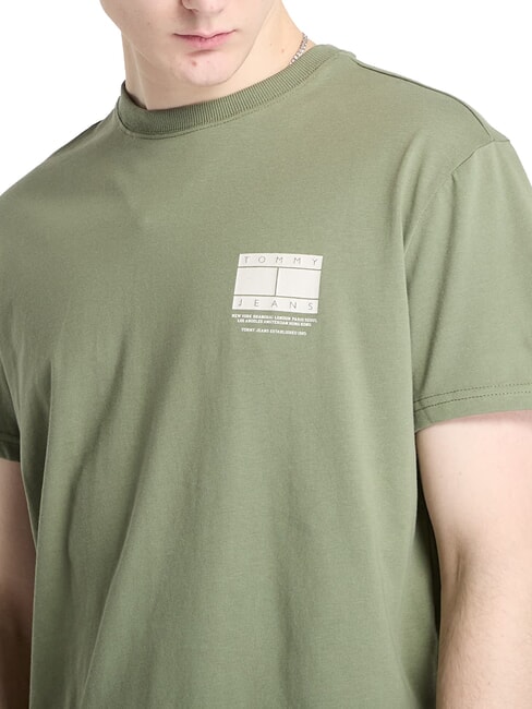 TH JEANS Camiseta de algod&oacute;n de manga corta Aruba Verde - camiseta
