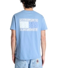 TOMMY HILFIGER TH JEANS Camiseta con estampado de bandera de Paisley Azul Colorado - camiseta - 2