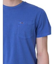 TOMMY HILFIGER TH JEANS Camiseta de manga corta con bolsillo clima azul - camiseta - 3