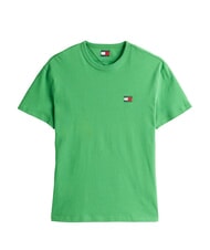 TOMMY HILFIGER TH JEANS Camiseta de manga corta con logo bordado verde costero - camiseta - 4