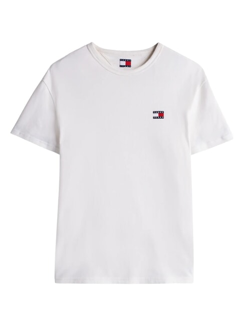 TH JEANS Camiseta de manga corta con logo bordado crudo - camiseta