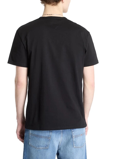 TH JEANS Camiseta de manga corta de corte regular negro - camiseta