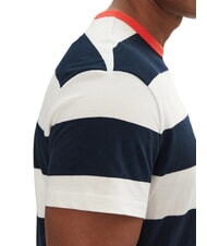 TOMMY HILFIGER TH JEANS Camiseta de manga corta a rayas cielo del desierto / p&eacute;talo de marfil - camiseta - 3