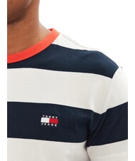 TOMMY HILFIGER TH JEANS Camiseta de manga corta a rayas cielo del desierto / p&eacute;talo de marfil - camiseta - 4