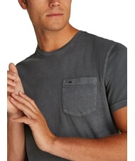 TOMMY HILFIGER TH JEANS Camiseta de manga corta con bolsillo lavado negro - camiseta - 3