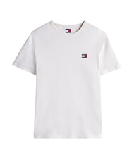 TOMMY HILFIGER TH JEANS Camiseta de manga corta con logo bordado crudo - camiseta - 4