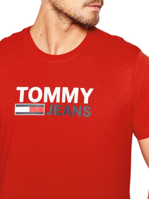 TH JEANS Camiseta de manga corta con estampado carmes&iacute; intenso - camiseta