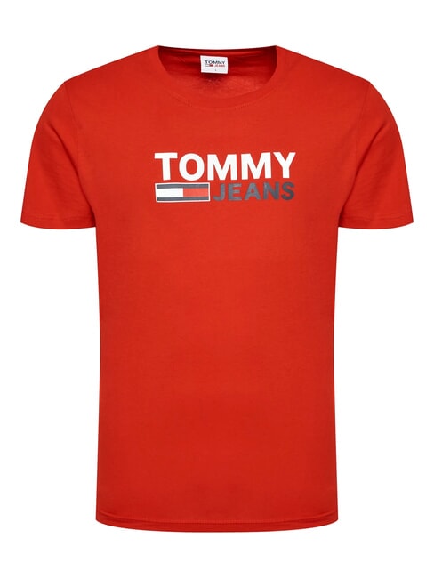 TH JEANS Camiseta de manga corta con estampado carmes&iacute; intenso - camiseta