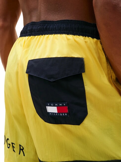 TH Disfraz con estampado de logo cal&eacute;ndula amarilla - Trajes de ba&ntilde;o