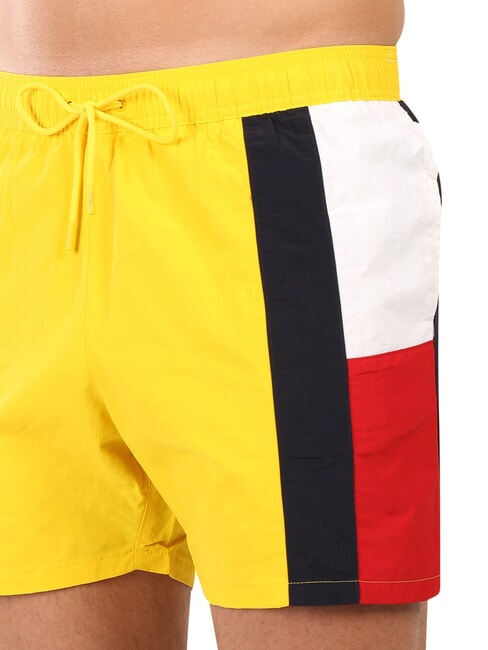TH Boxer de nataci&oacute;n con bandera lateral cal&eacute;ndula amarilla - Trajes de ba&ntilde;o