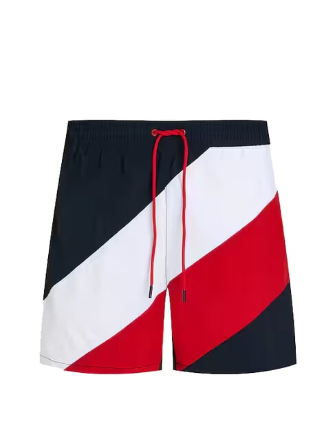 TH calzoncillos tipo b&oacute;xer con rayas diagonales cielo del desierto - Trajes de ba&ntilde;o