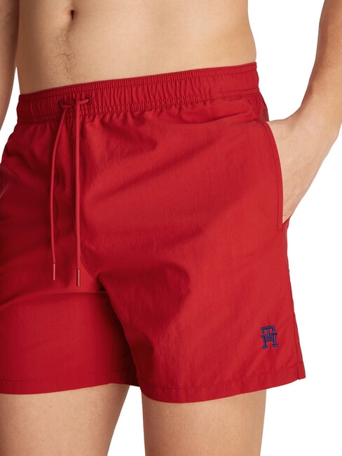 TH Disfraz de boxeador con logo monograma rojo medio - Trajes de ba&ntilde;o