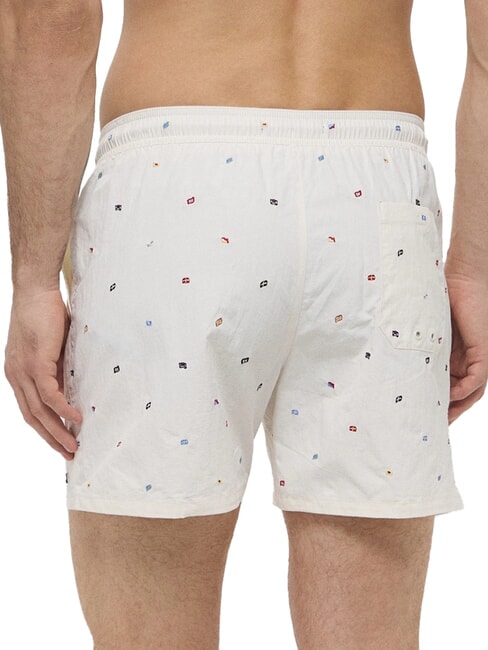 TH Traje de shorts microestampados cielo des&eacute;rtico/blanco antiguo - Trajes de ba&ntilde;o