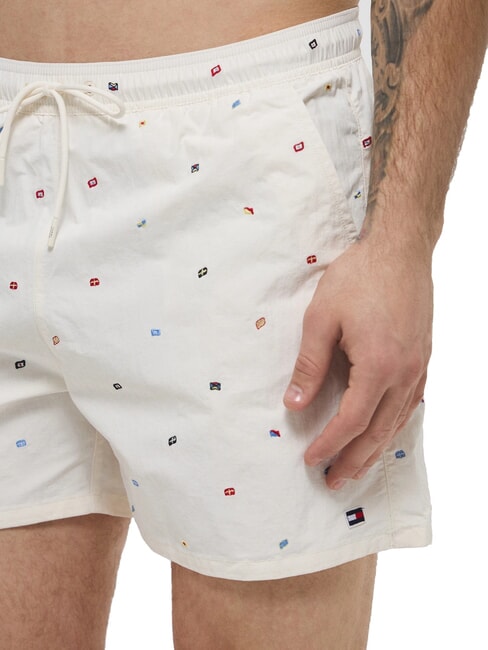 TH Traje de shorts microestampados cielo des&eacute;rtico/blanco antiguo - Trajes de ba&ntilde;o