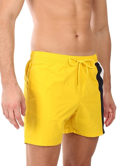 TH Boxer de nataci&oacute;n con bandera lateral cal&eacute;ndula amarilla - Trajes de ba&ntilde;o