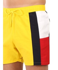 TOMMY HILFIGER TH Boxer de nataci&oacute;n con bandera lateral cal&eacute;ndula amarilla - Trajes de ba&ntilde;o - 3