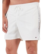TOMMY HILFIGER TH Ba&ntilde;ador tipo b&oacute;xer con logo lateral blanco &oacute;ptico - Trajes de ba&ntilde;o - 3