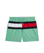 TOMMY HILFIGER TH Shorts de ba&ntilde;o con el logotipo de la bandera Fuerte verde - Trajes de ba&ntilde;o - 3