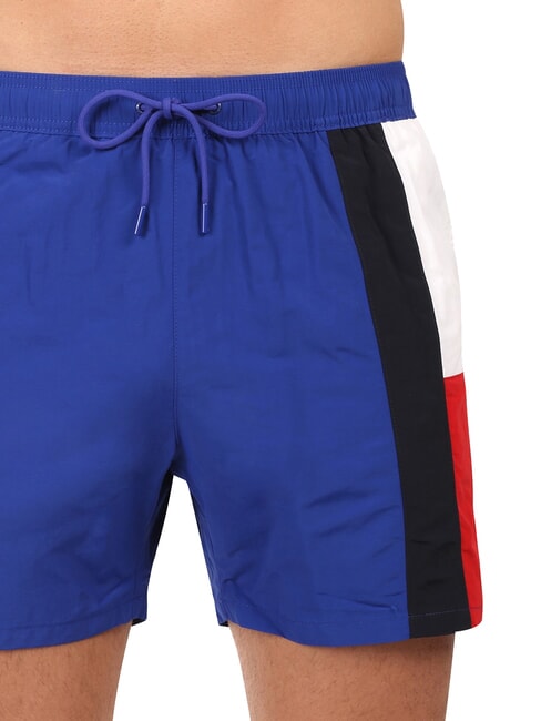 TH Boxer de nataci&oacute;n con bandera lateral cu&ntilde;a azul - Trajes de ba&ntilde;o
