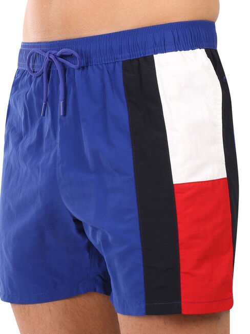 TH Boxer de nataci&oacute;n con bandera lateral cu&ntilde;a azul - Trajes de ba&ntilde;o