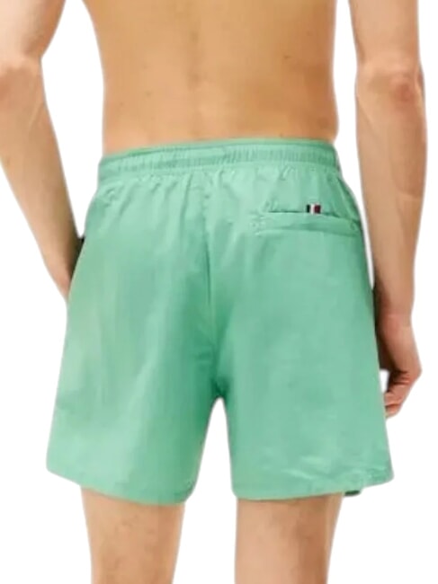 TH Shorts de ba&ntilde;o con el logotipo de la bandera Fuerte verde - Trajes de ba&ntilde;o