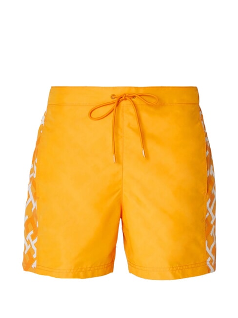 TH Disfraz con bandas laterales con monograma helado de albaricoque/blanco cremoso - Trajes de ba&ntilde;o