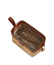 THE BRIDGE STORY Estuche de belleza de lona y cuero natural/marr&oacute;n abb. oro - Neceser - 4